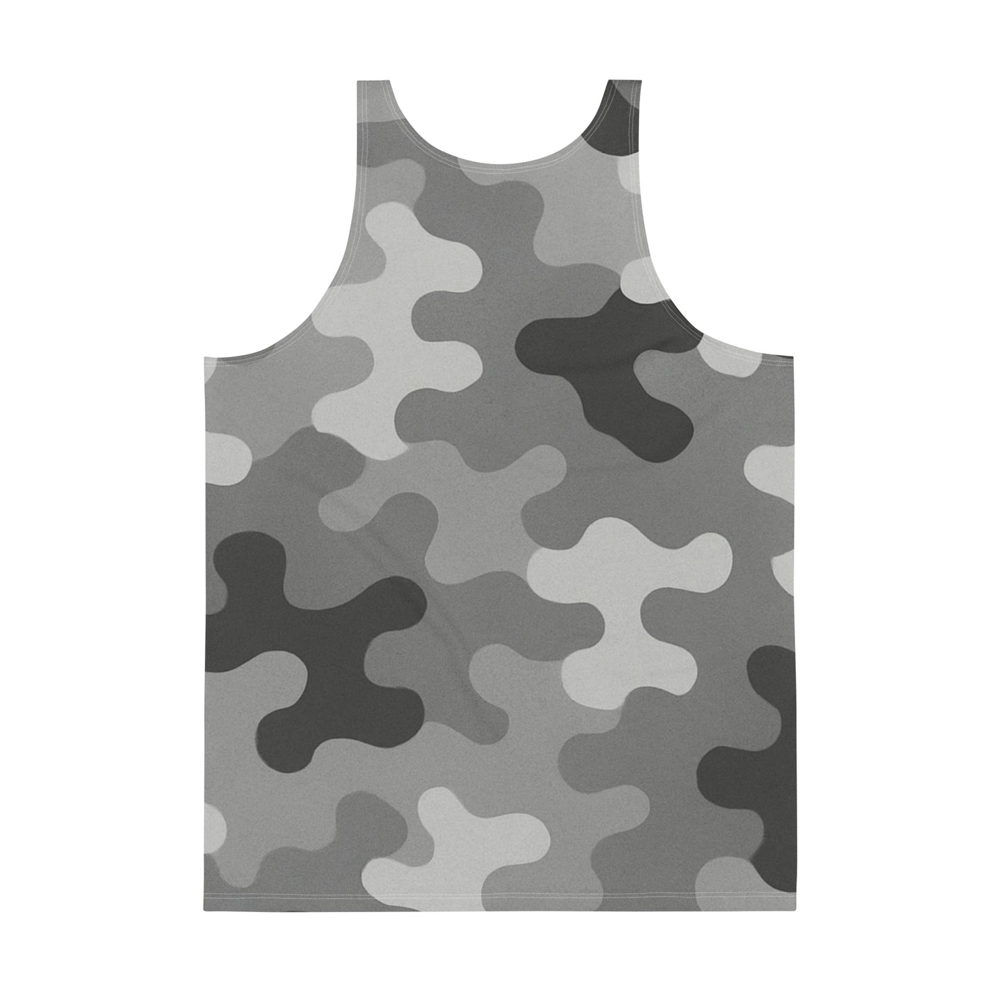 Gray Ash Camo Unisex Tank Top