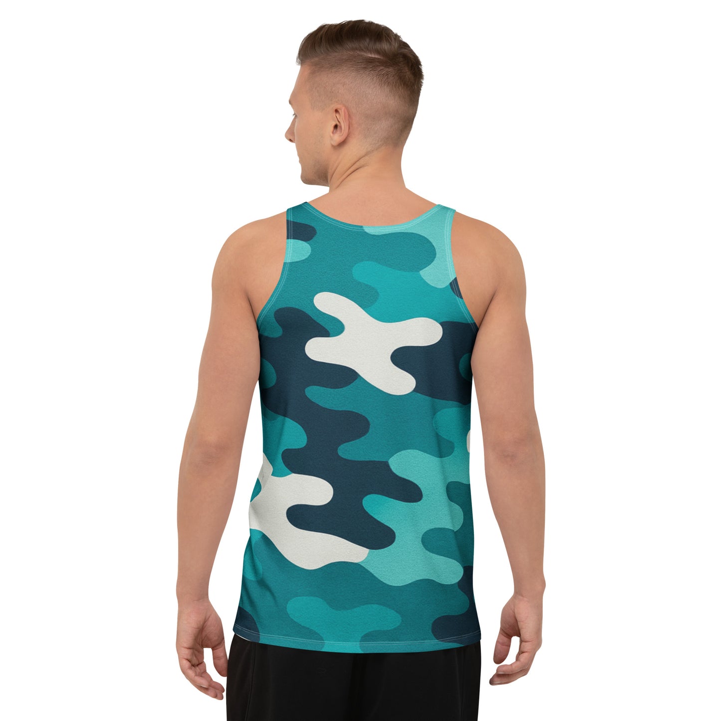 Aqua Shock Camo Unisex Tank Top