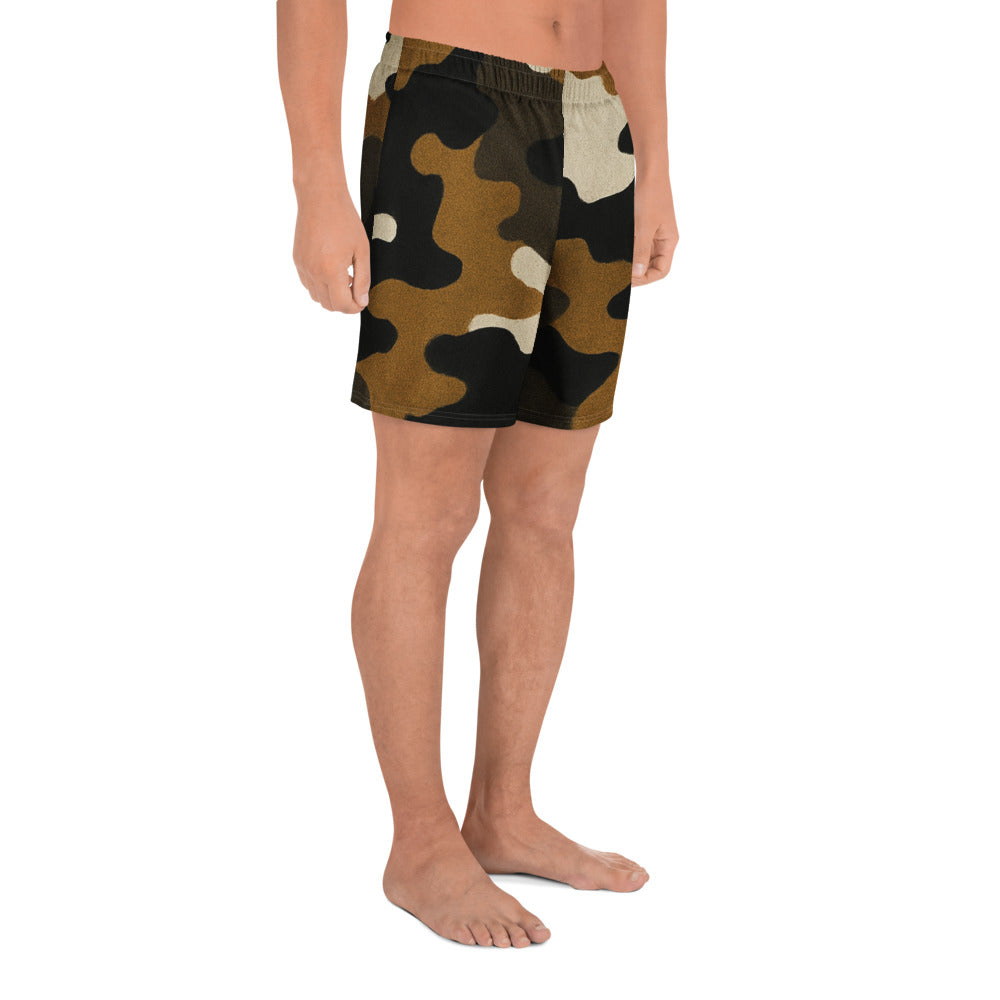 Dobermen's Classic Camo All-Over Print Unisex Athletic Long Shorts