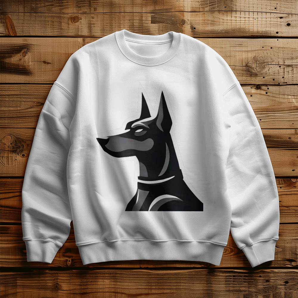 Dobermen's Crewneck Sweatshirt Front Print