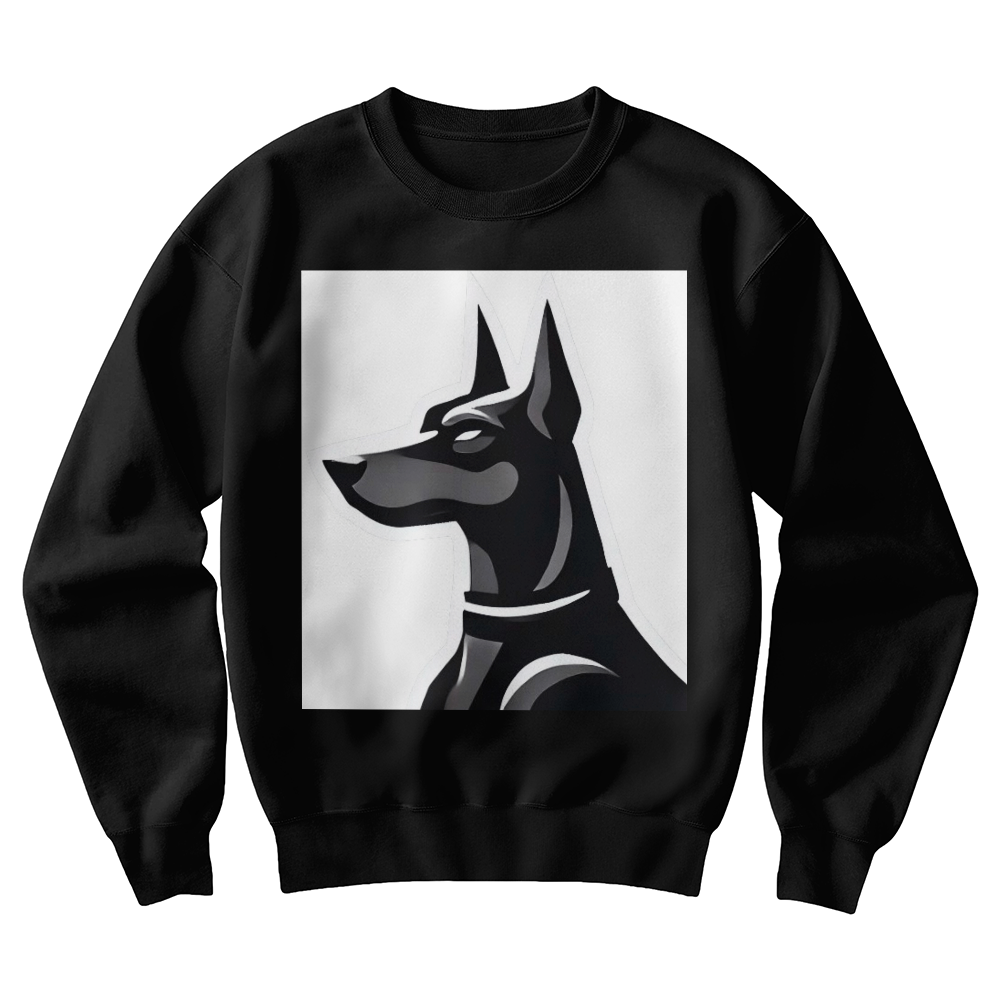 Dobermen's Crewneck Sweatshirt Front Print