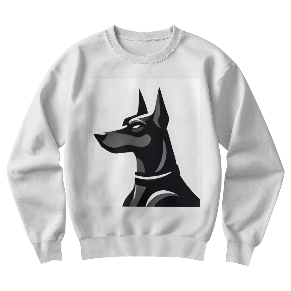 Dobermen's Crewneck Sweatshirt Front Print