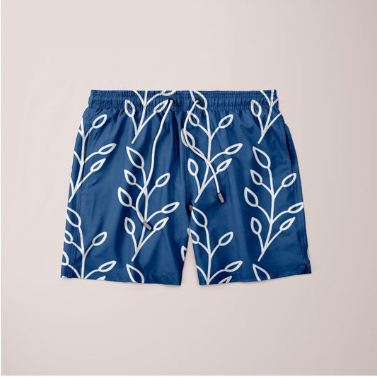 Feeling of Lightness Pattern - Blue Poster Shorts