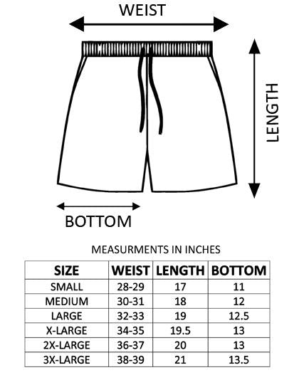 Feeling of Lightness Pattern - Blue Poster Shorts