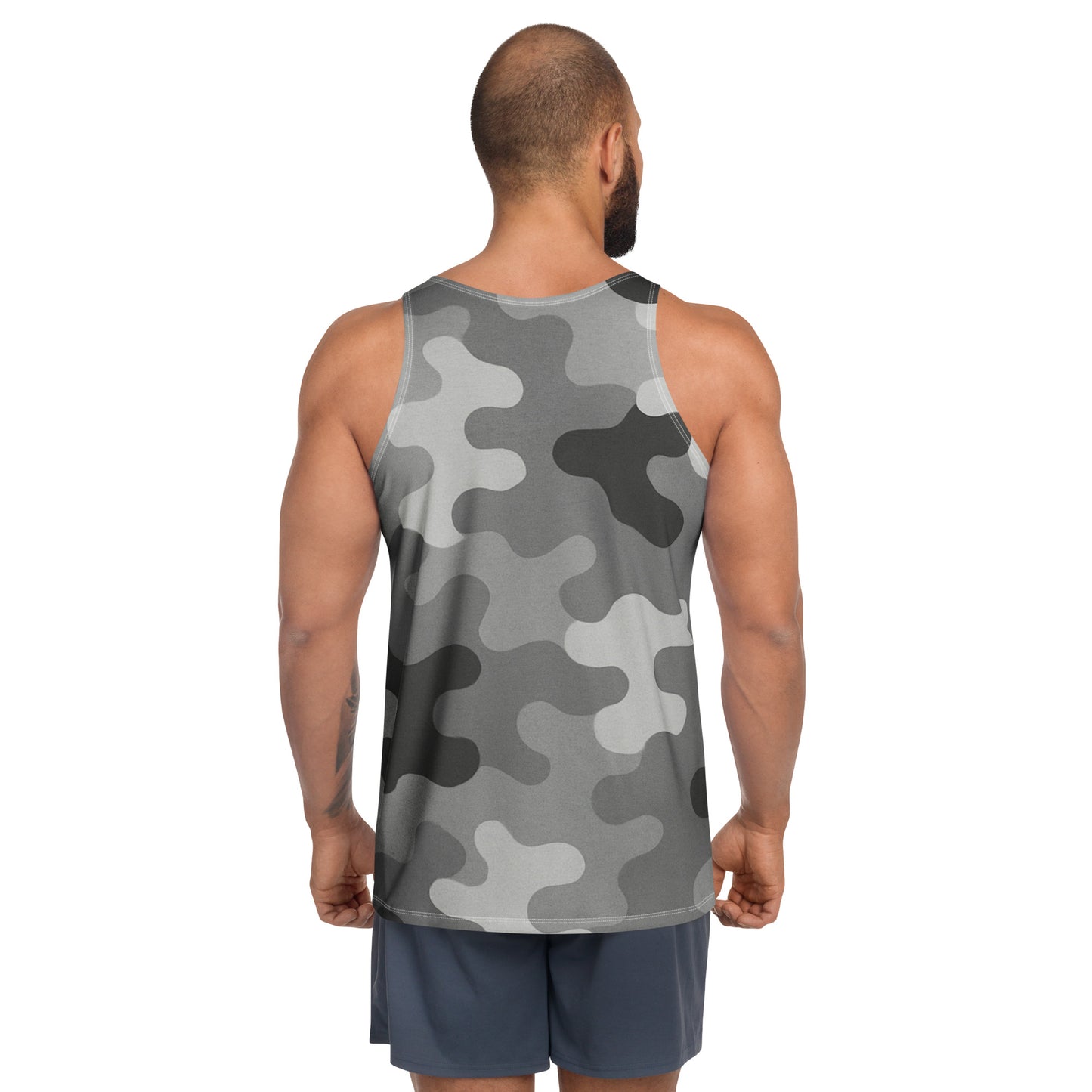 Gray Ash Camo Unisex Tank Top