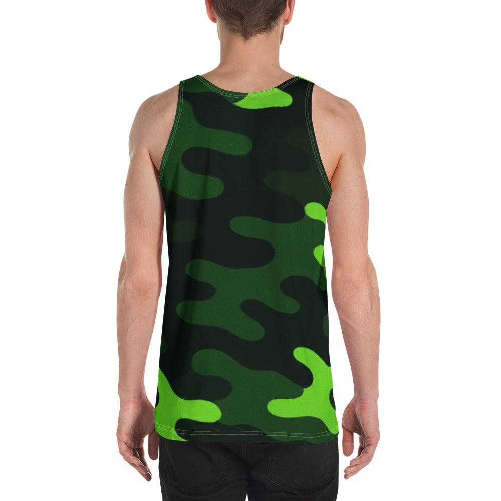 Venmo Green Camo Unisex Tank Top