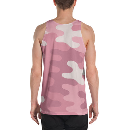 Pink Bloom Camo Unisex Tank Top