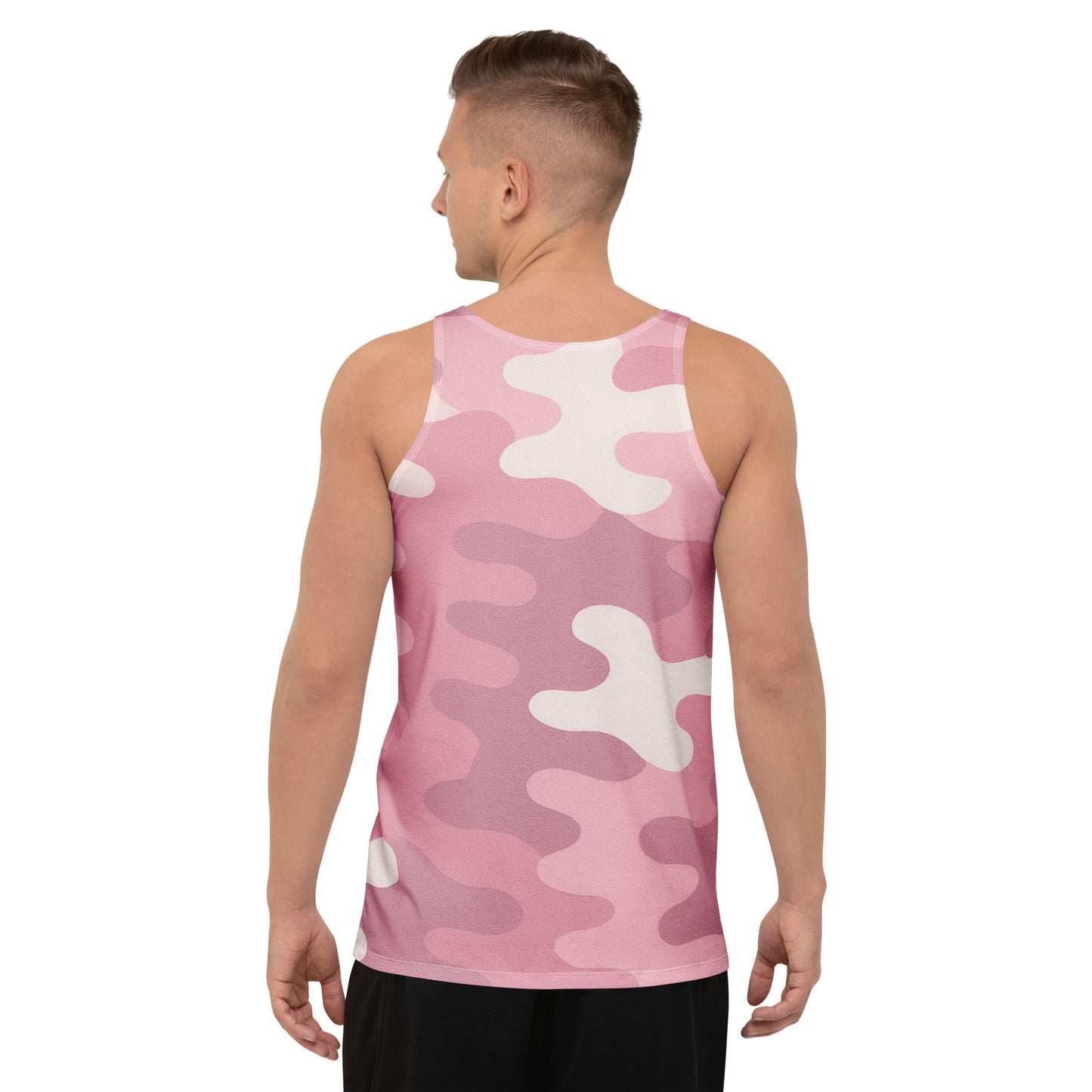 Pink Bloom Camo Unisex Tank Top