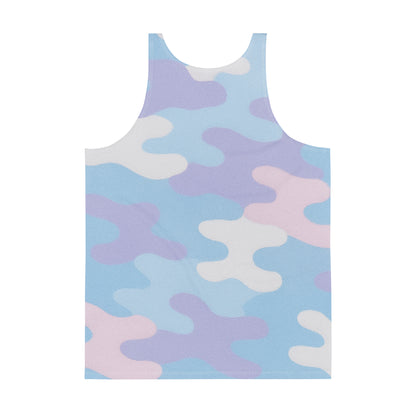 Sky Pastel Camo Unisex Tank Top