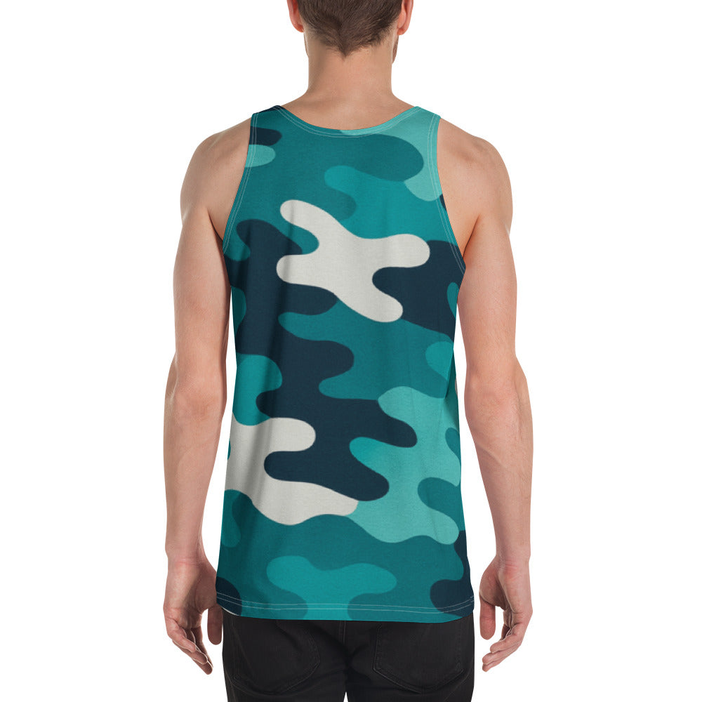 Aqua Shock Camo Unisex Tank Top