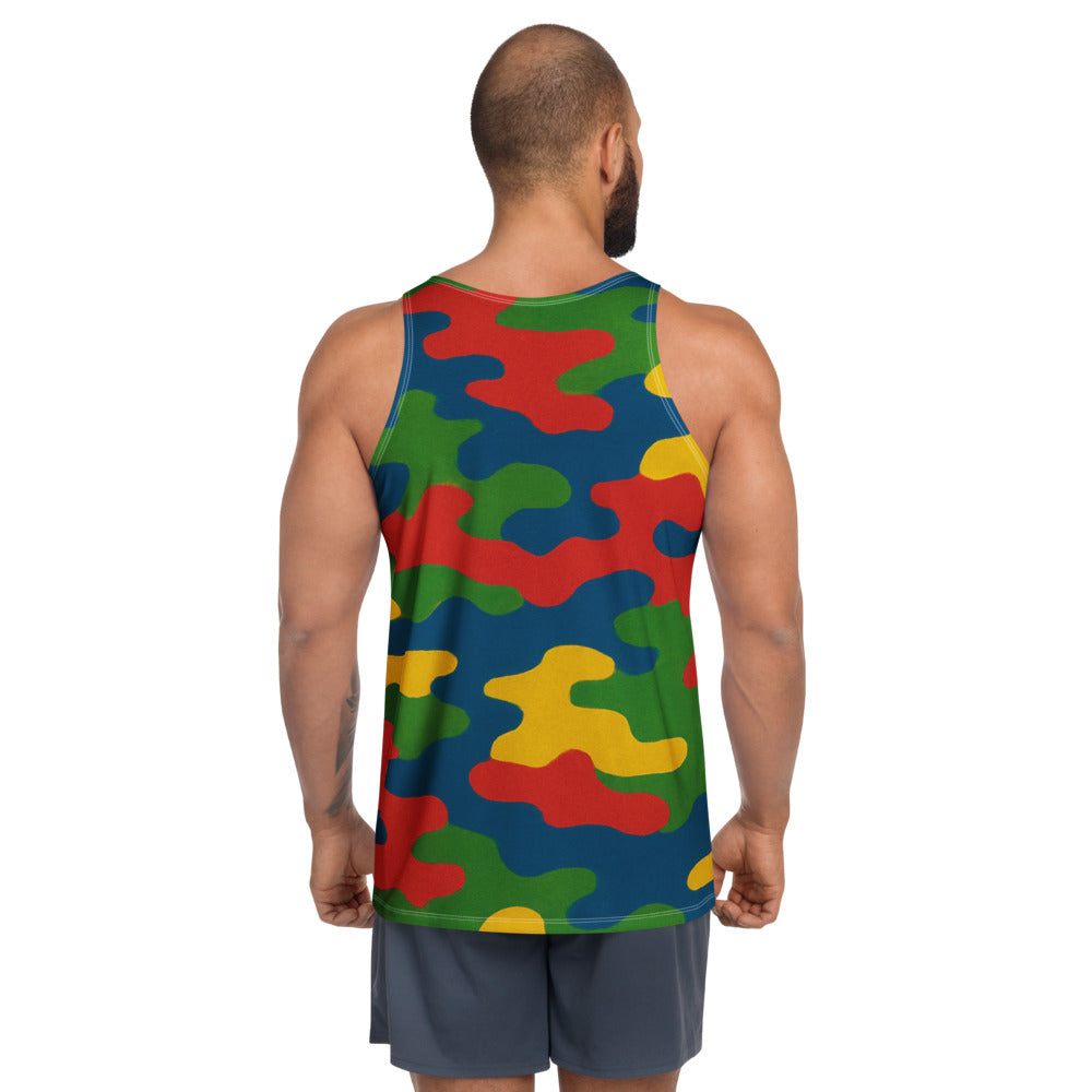 Elemental Color Camo Unisex Tank Top