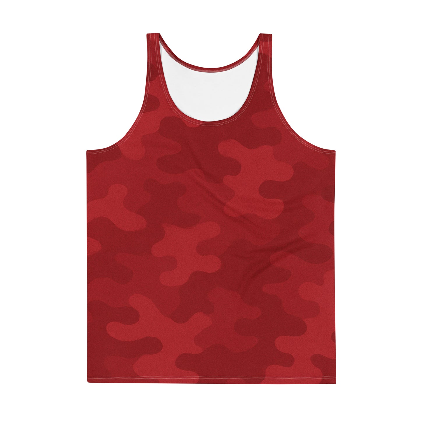Red Cherry Camo Unisex Tank Top