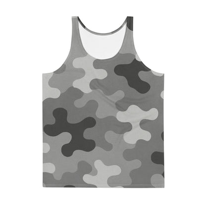 Gray Ash Camo Unisex Tank Top