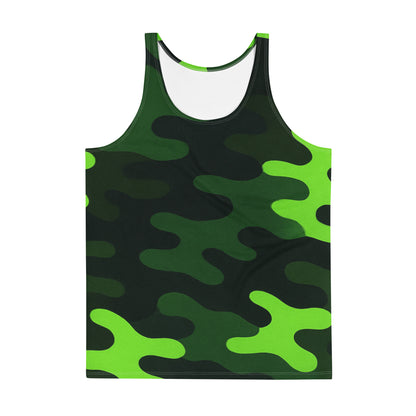 Venmo Green Camo Unisex Tank Top