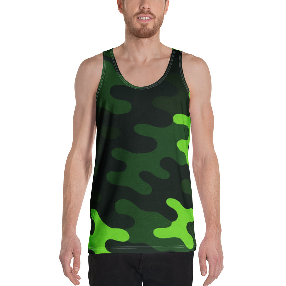 Venmo Green Camo Unisex Tank Top