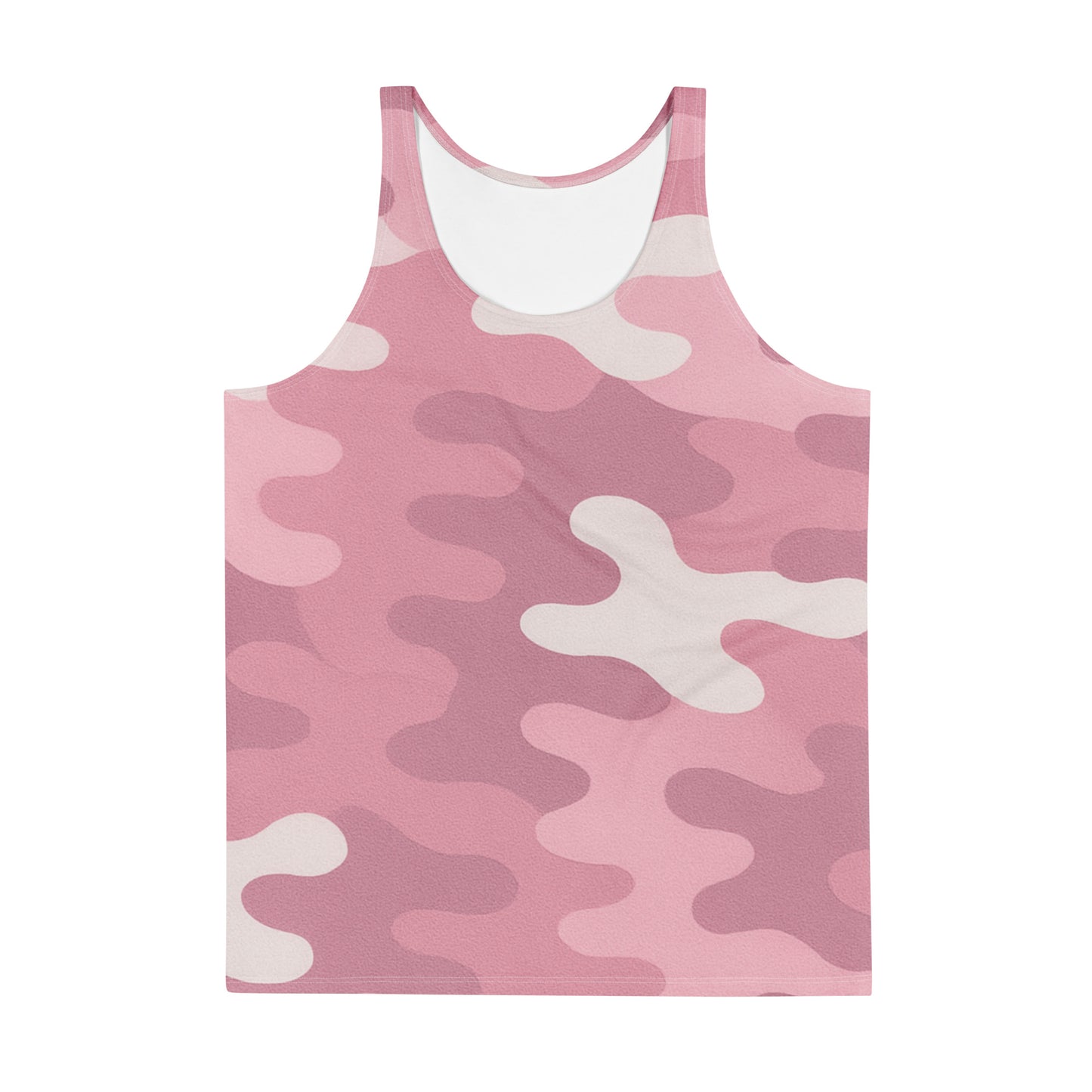 Pink Bloom Camo Unisex Tank Top