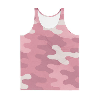 Pink Bloom Camo Unisex Tank Top