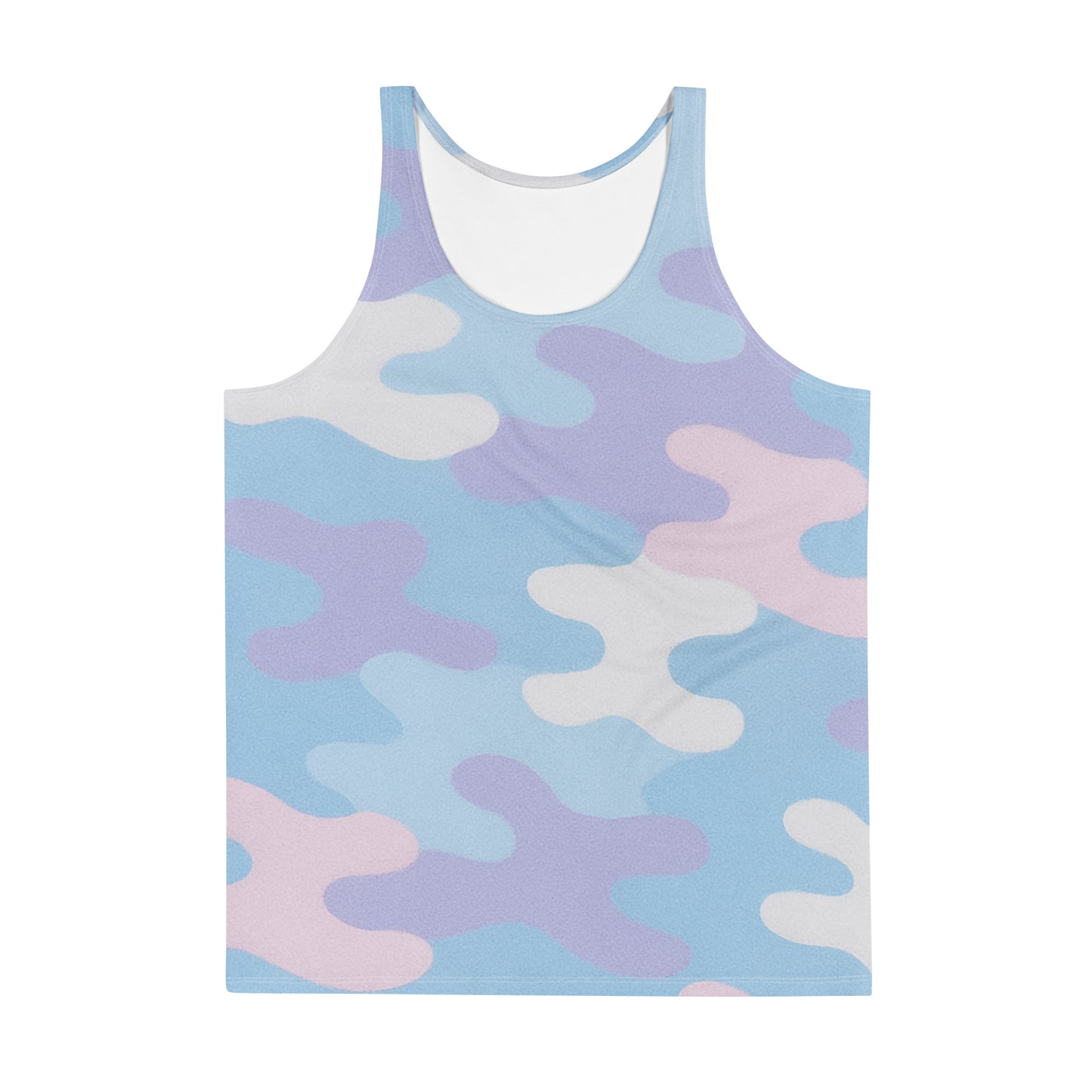 Sky Pastel Camo Unisex Tank Top