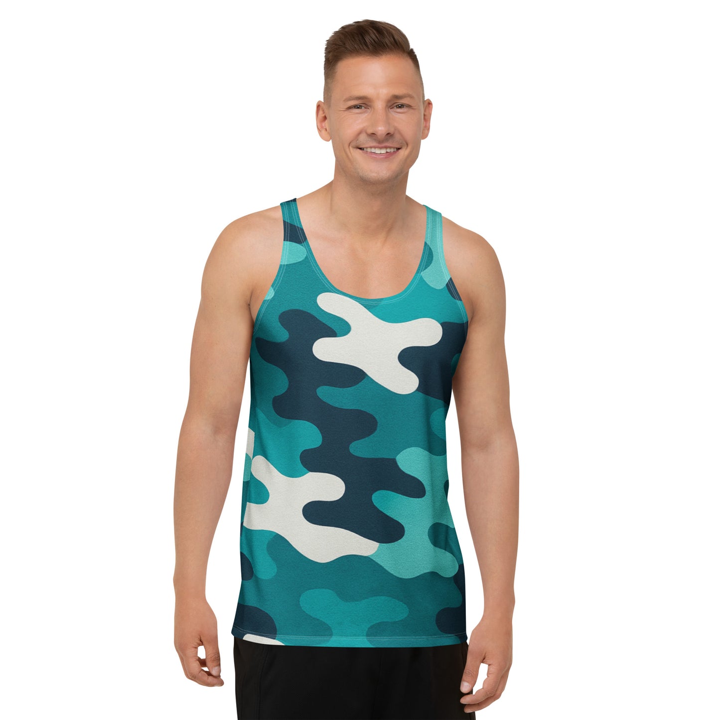 Aqua Shock Camo Unisex Tank Top