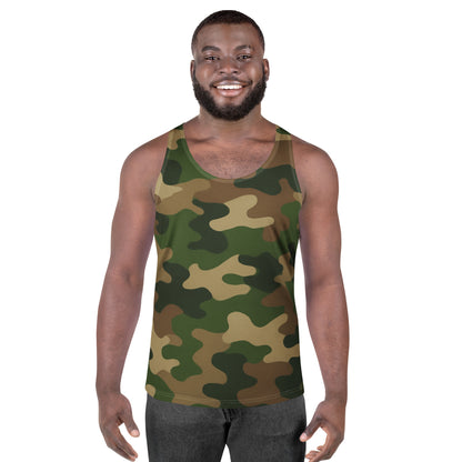 Woodland Camo Unisex Tank Top