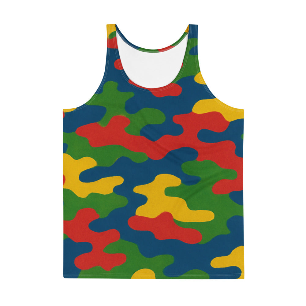 Elemental Color Camo Unisex Tank Top