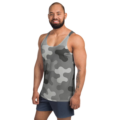 Gray Ash Camo Unisex Tank Top