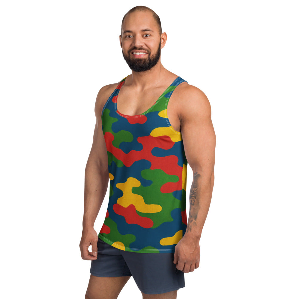 Elemental Color Camo Unisex Tank Top