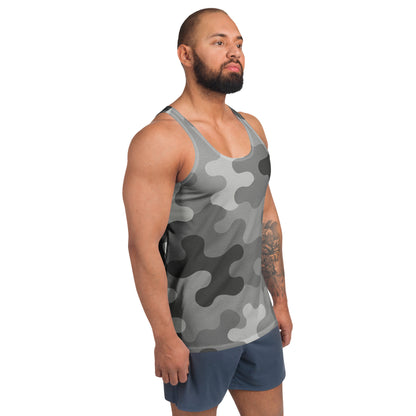 Gray Ash Camo Unisex Tank Top