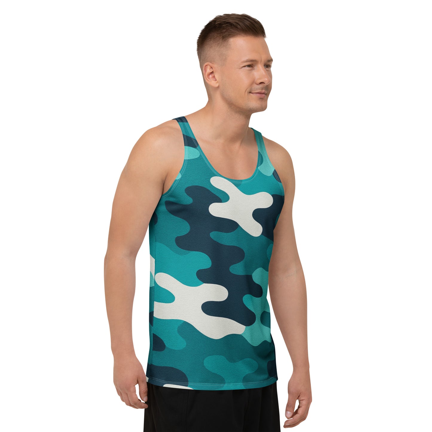 Aqua Shock Camo Unisex Tank Top