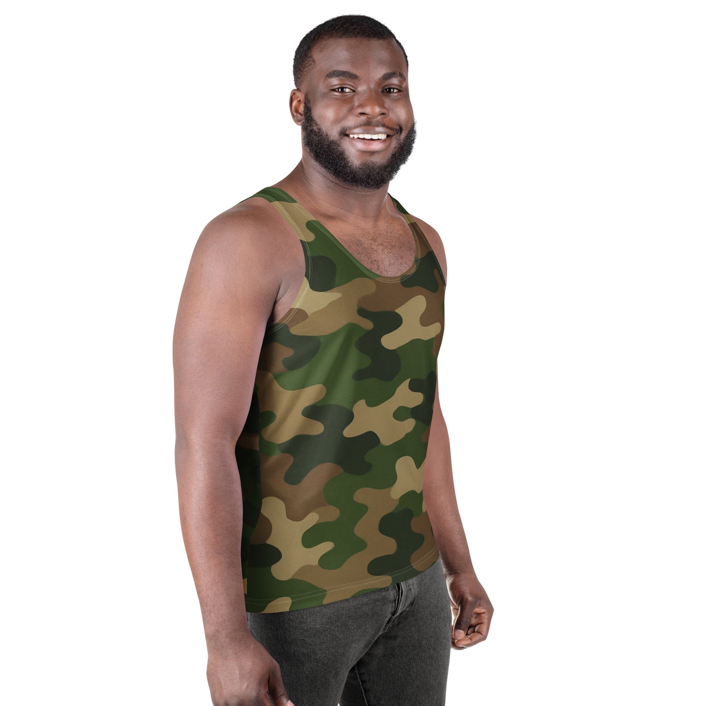 Woodland Camo Unisex Tank Top