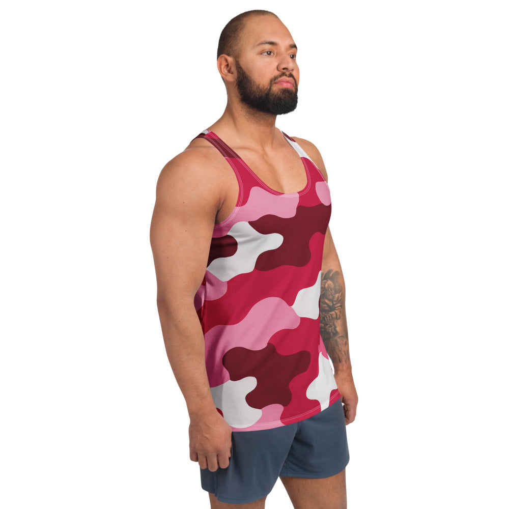 Rose Camo Unisex Tank Top