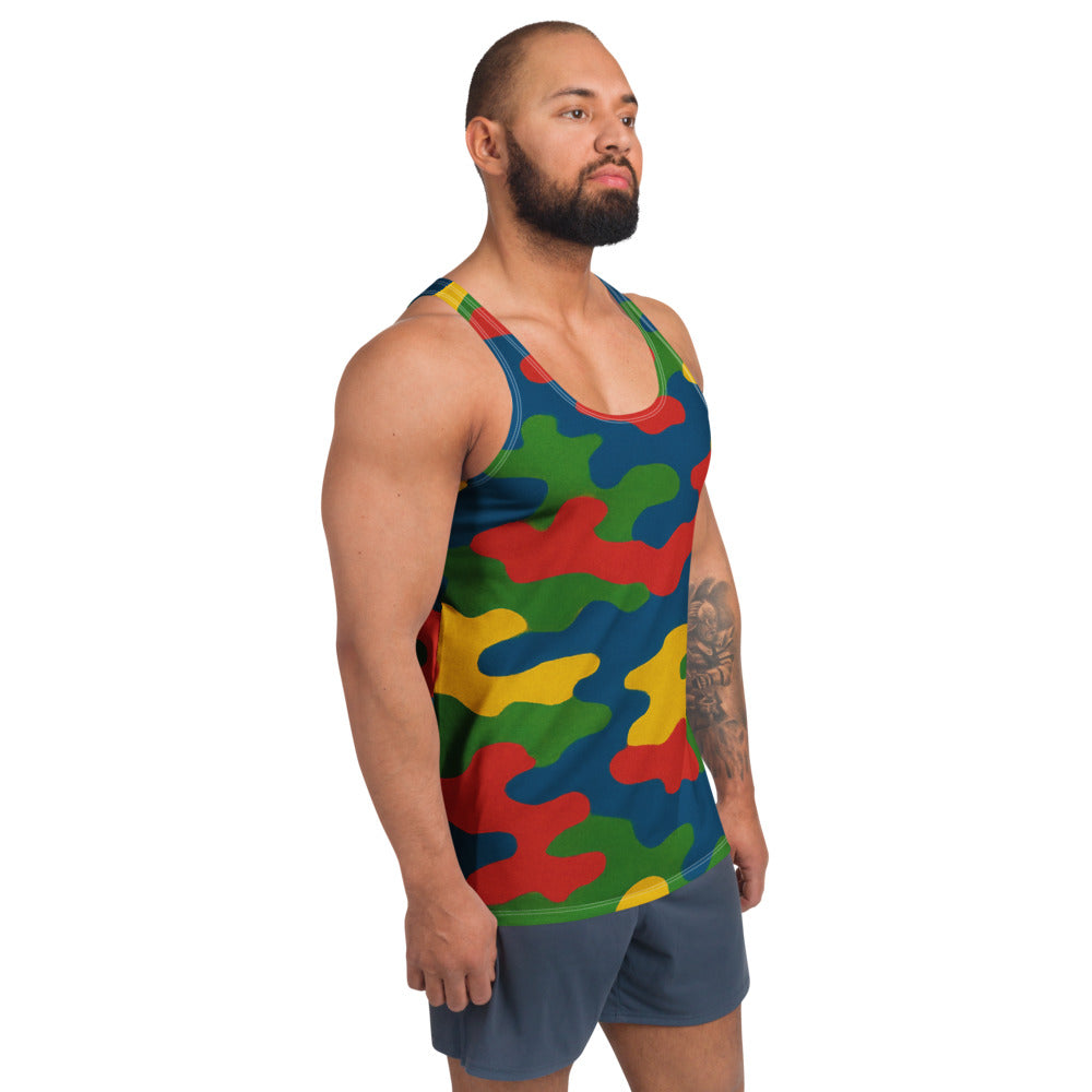 Elemental Color Camo Unisex Tank Top