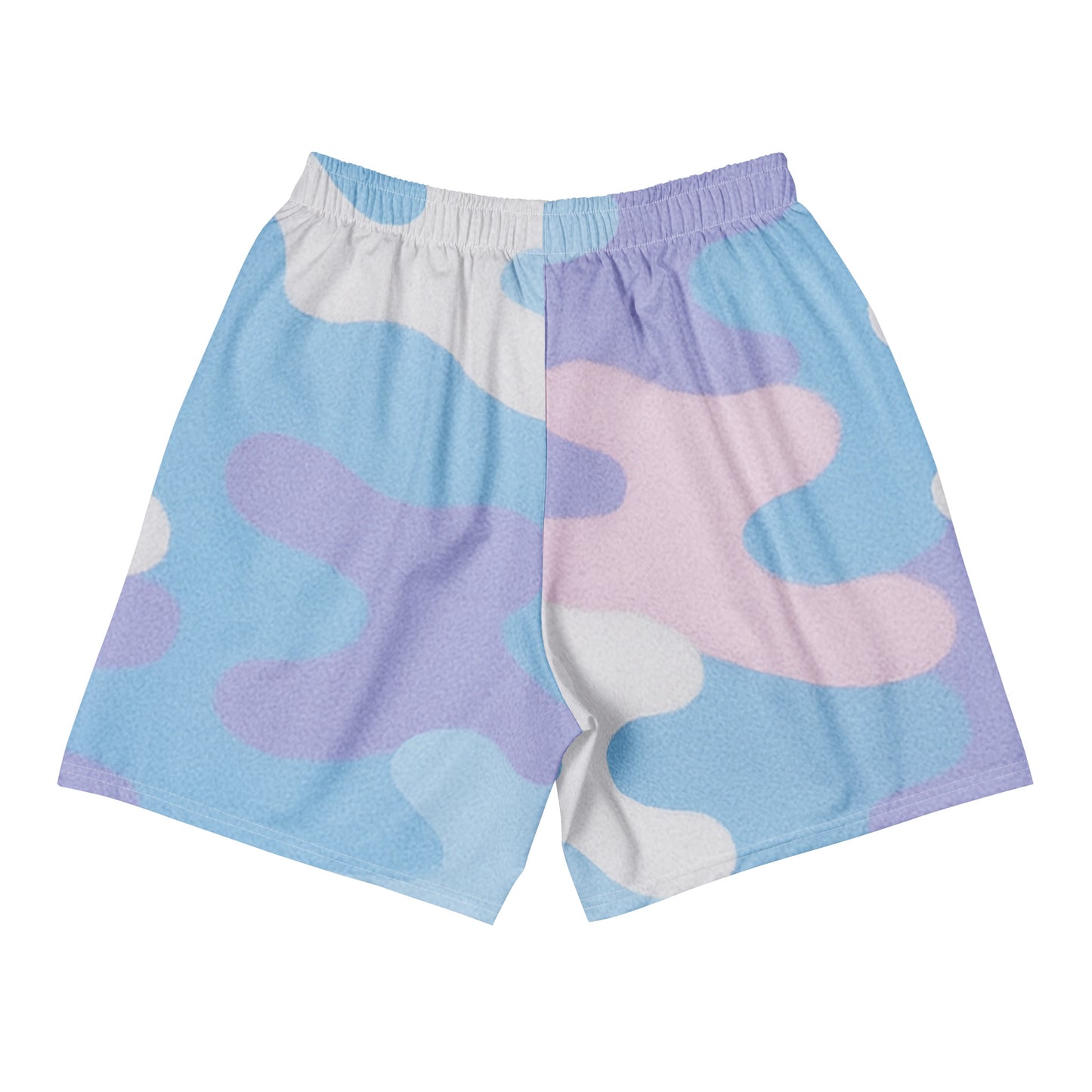 Sky Pastel Camo All-Over Print Unisex Athletic Long Shorts