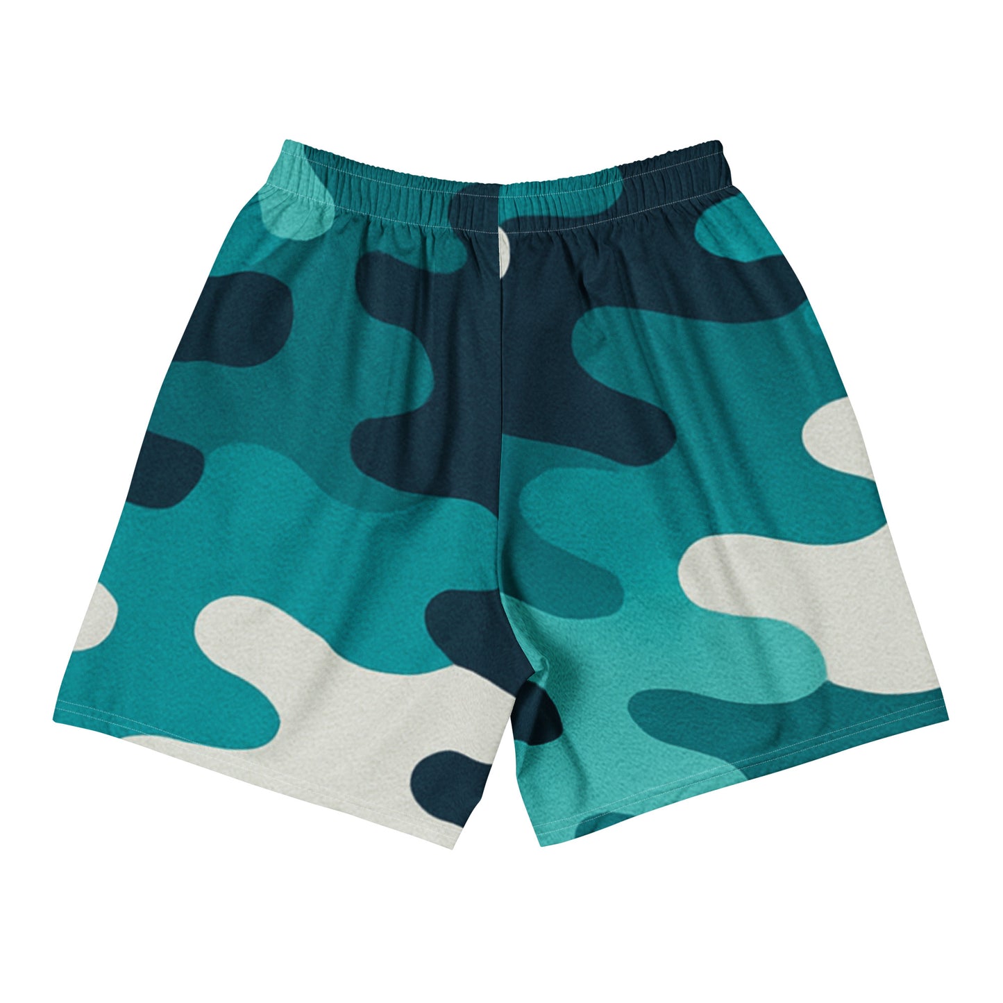 Aqua Shock Camo All-Over Print Unisex Athletic Long Shorts