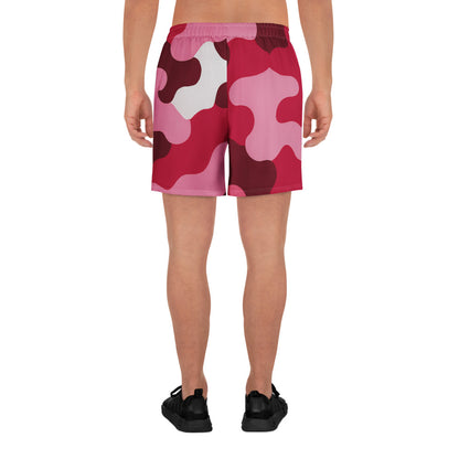 Rose Camo All-Over Print Unisex Athletic Long Shorts