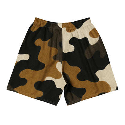 Dobermen's Classic Camo All-Over Print Unisex Athletic Long Shorts