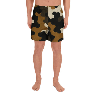 Dobermen's Classic Camo All-Over Print Unisex Athletic Long Shorts