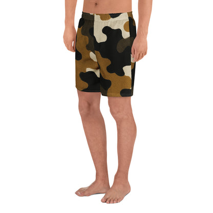Dobermen's Classic Camo All-Over Print Unisex Athletic Long Shorts