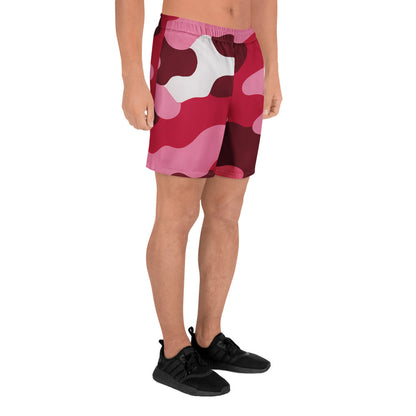 Rose Camo All-Over Print Unisex Athletic Long Shorts