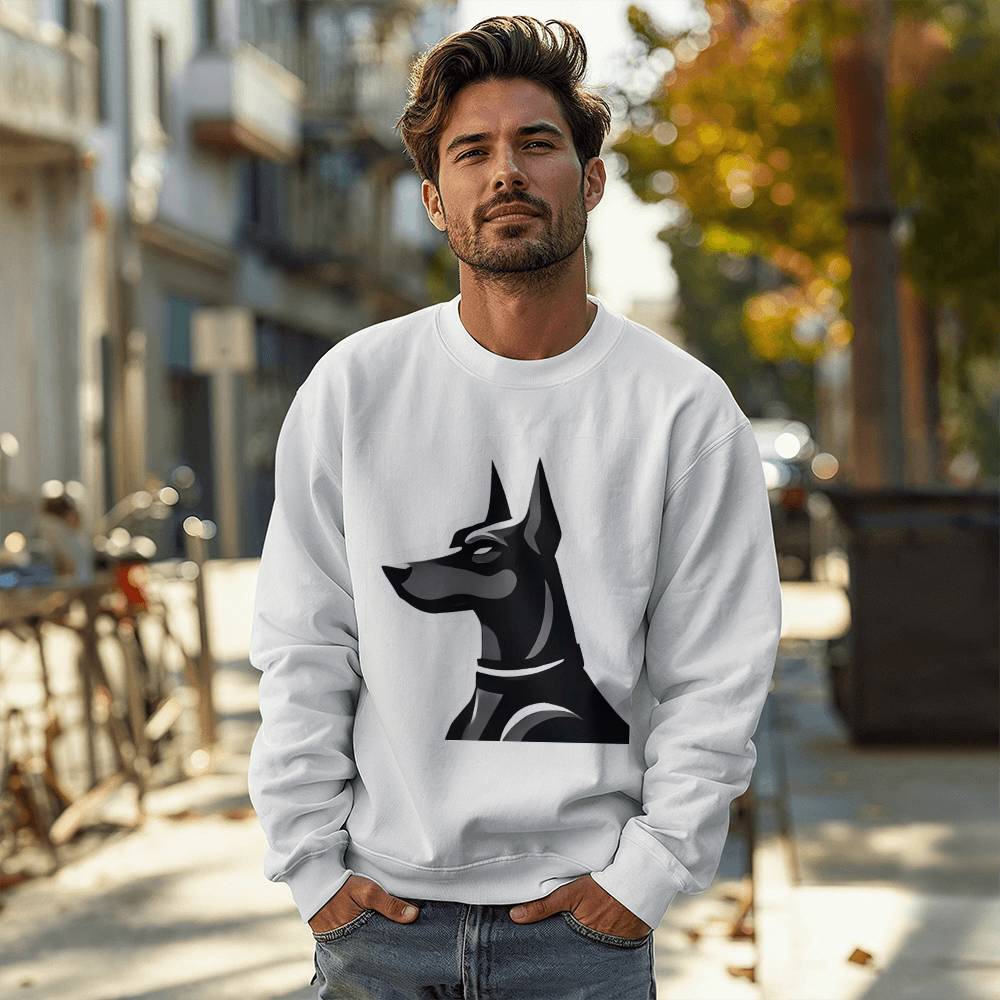 Dobermen's Crewneck Sweatshirt Front Print