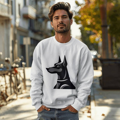 Dobermen's Crewneck Sweatshirt Front Print