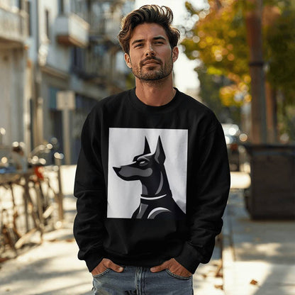 Dobermen's Crewneck Sweatshirt Front Print