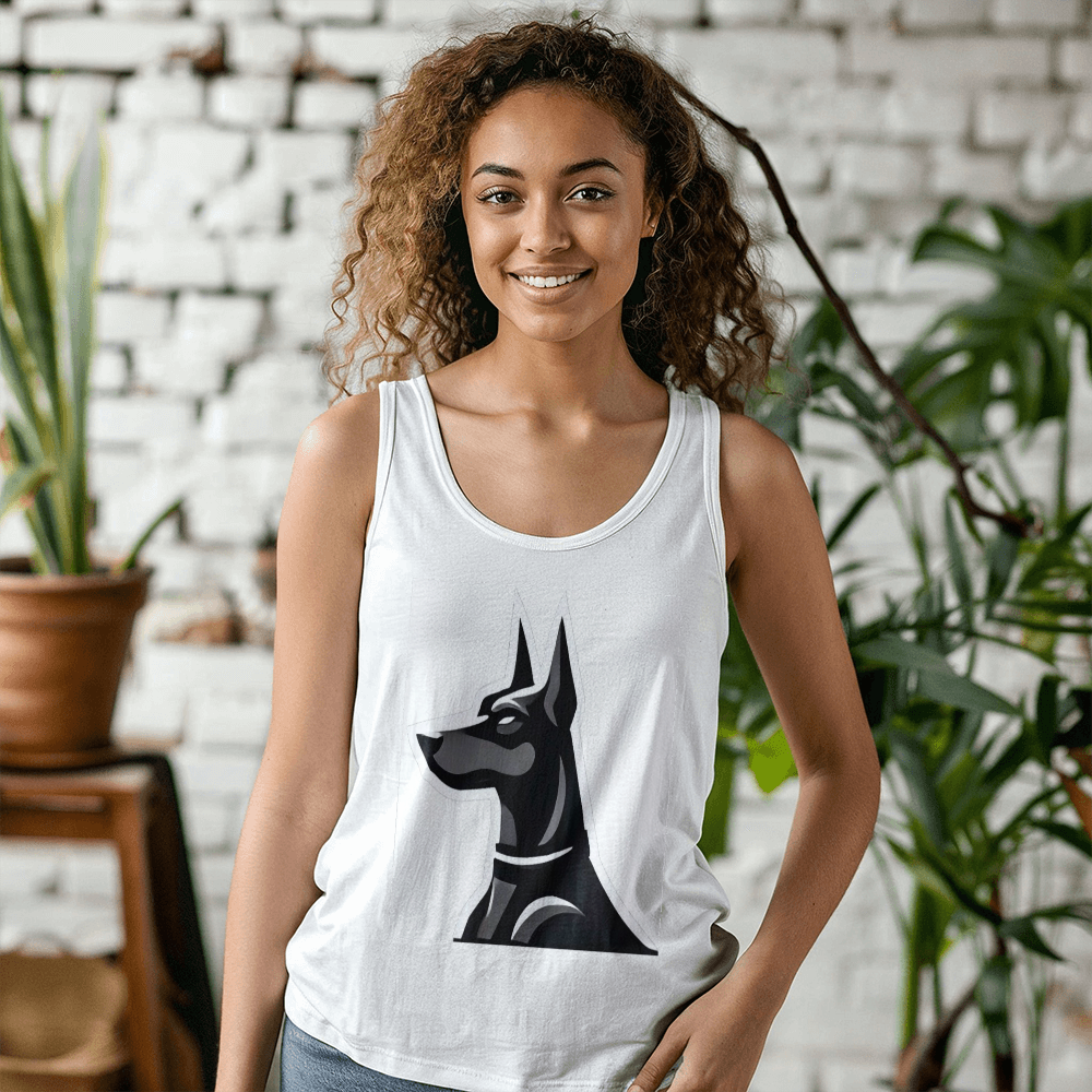 Dobermens Tank Top (White Logo)
