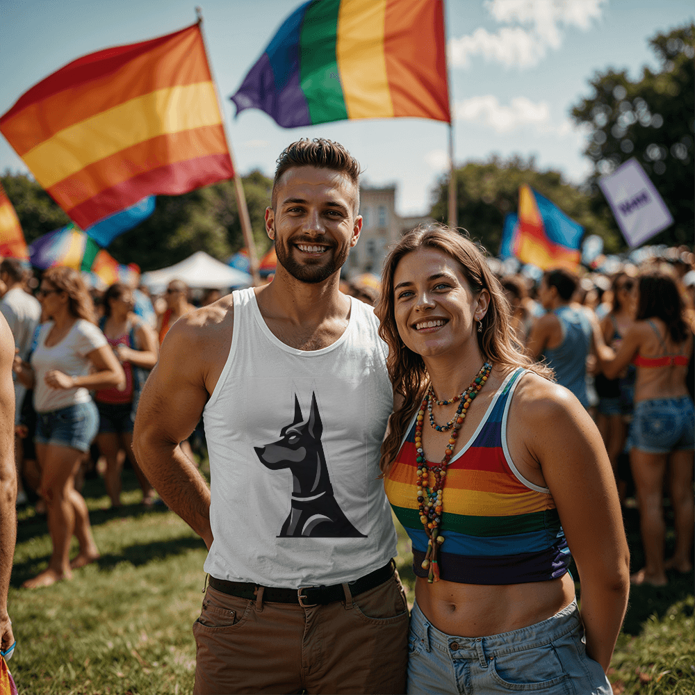 Dobermens Tank Top (White Logo)