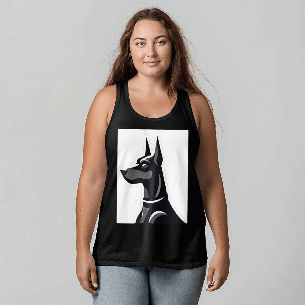 Dobermens Tank Top (White Logo)