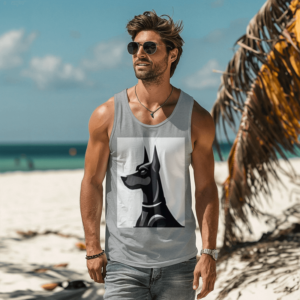 Dobermens Tank Top (White Logo)