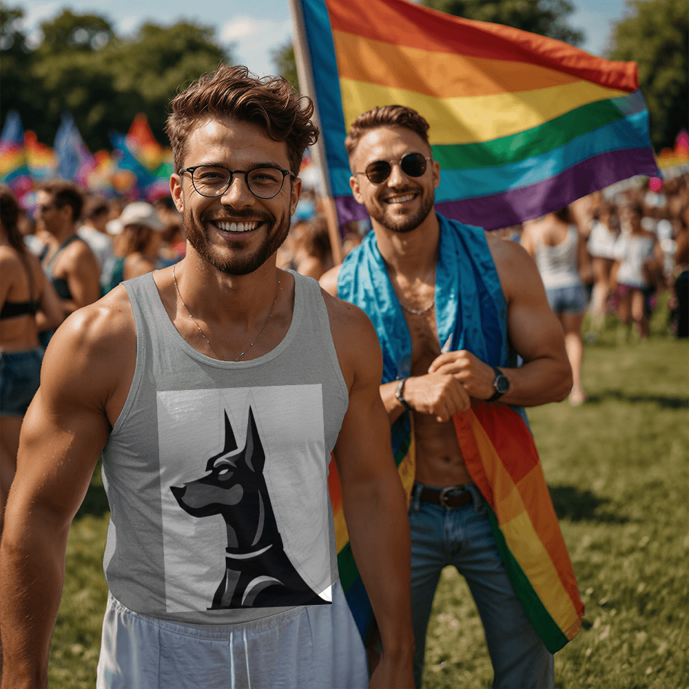 Dobermens Tank Top (White Logo)